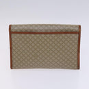 CELINE Macadam Canvas C Sulky Shoulder Bag 3Set Beige Navy Auth MY087-10