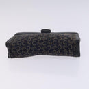 CELINE Macadam Canvas C Sulky Shoulder Bag 3Set Beige Navy Auth MY087-20