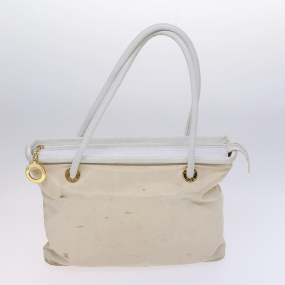 CELINE Macadam Canvas C Sulky Shoulder Bag 3 Set Beige Navy Auth MY087