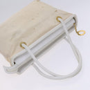 CELINE Macadam Canvas C Sulky Shoulder Bag 3Set Beige Navy Auth MY087-5