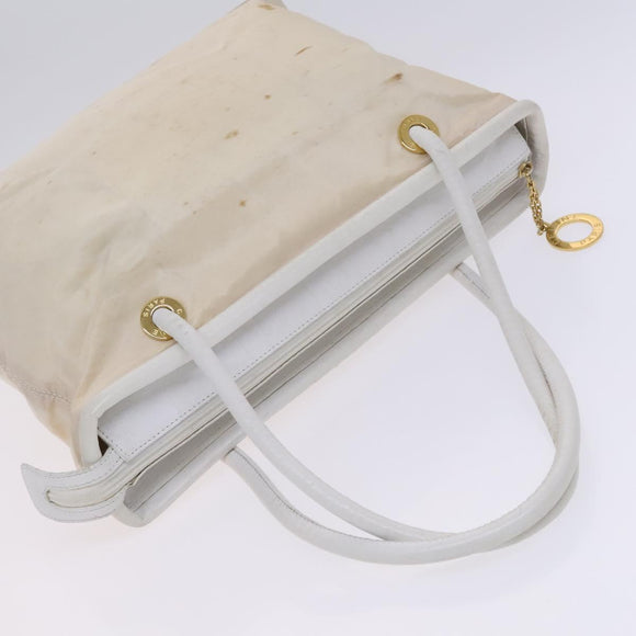 CELINE Macadam Canvas C Sulky Shoulder Bag 3Set Beige Navy Auth MY087