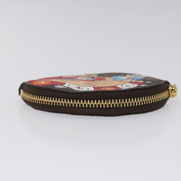 LOUIS VUITTON Monogram Vivienne Porte Monnaie Round Geldbörse M69757 LV Auth MY089AM