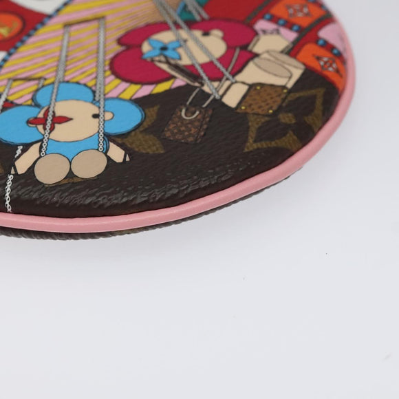 LOUIS VUITTON Monogram Vivienne Porte Monnaie Round Geldbörse M69757 LV Auth MY089AM