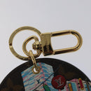 LOUIS VUITTON Porte Cles Illustre Charm metal Gold M00881 LV Auth MY094-5