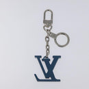 LOUIS VUITTON Porte Clesprinted initials LV Key Holder Blue M67148 LV Auth MY096-3