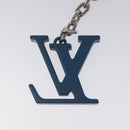 LOUIS VUITTON Porte Clesprinted initials LV Key Holder Blue M67148 LV Auth MY096-5