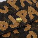 LOUIS VUITTON Monogram Graffiti Porte Monnaie Credit Wallet M92190 Auth MY097AV-17