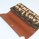 LOUIS VUITTON Monogram Graffiti Porte Monnaie Credit Wallet M92190 Auth MY097AV-8