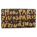 LOUIS VUITTON Monogram Graffiti Porte Monnaie Credit Wallet M92190 Auth MY097AV-13