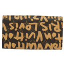 LOUIS VUITTON Monogram Graffiti Porte Monnaie Credit Wallet M92190 Auth MY097AV-2
