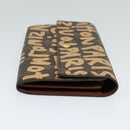 LOUIS VUITTON Monogram Graffiti Porte Monnaie Credit Wallet M92190 Auth MY097AV-4