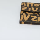 LOUIS VUITTON Monogram Graffiti Porte Monnaie Credit Wallet M92190 Auth MY097AV-7