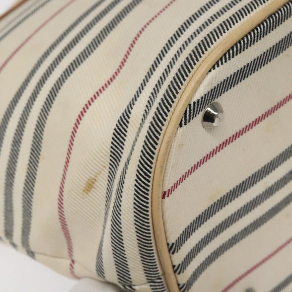 BURBERRY Nova Check Tote Bag Canvas Beige Auth MY107