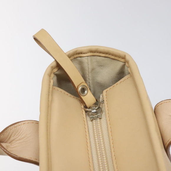 BURBERRY Nova Check Tote Bag Canvas Beige Auth MY107