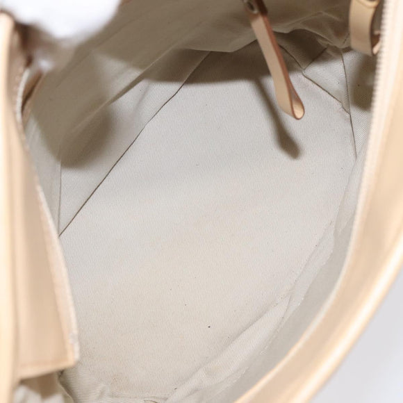 BURBERRY Nova Check Tote Bag Canvas Beige Auth MY107