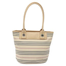 BURBERRY Nova Check Tote Bag Canvas Beige Auth MY107-2