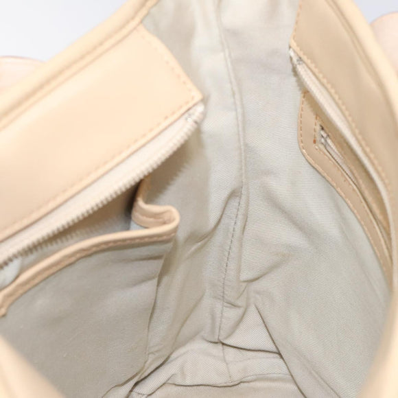 BURBERRY Nova Check Tote Bag Canvas Beige Auth MY107