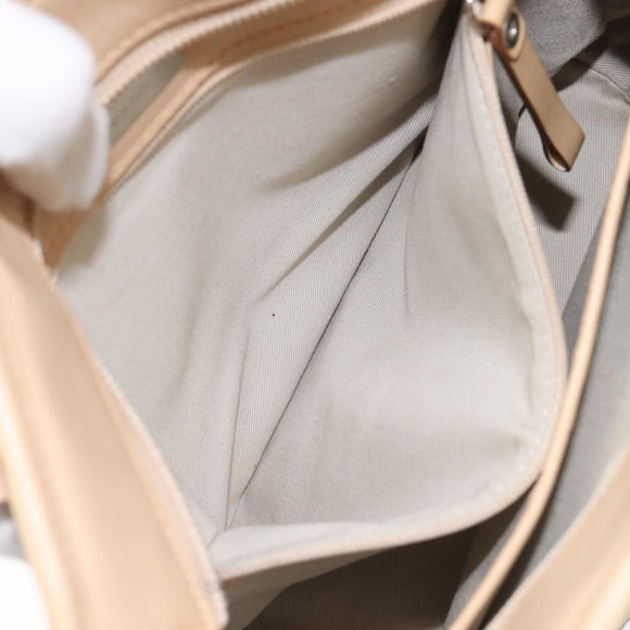 BURBERRY Nova Check Tote Bag Canvas Beige Auth MY107