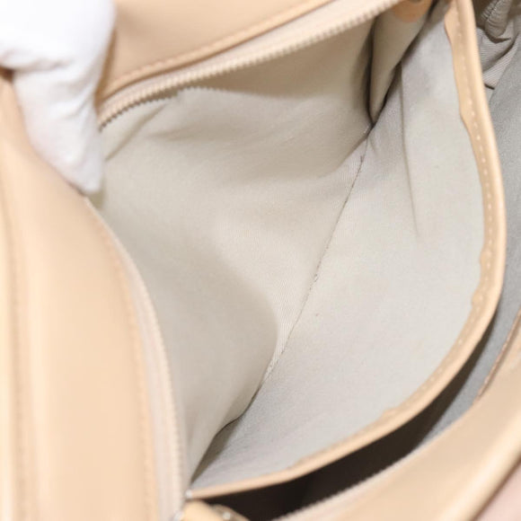 BURBERRY Nova Check Tote Bag Canvas Beige Auth MY107