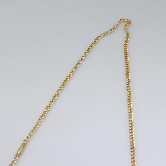 Salvatore Ferragamo Gancini Chain Shoulder Bag Suede Beige Gold Auth MY113