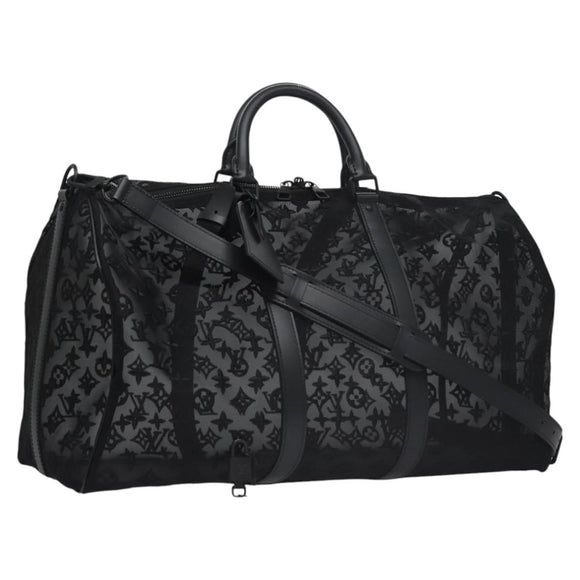 LOUIS VUITTON Monogram See Through Keepall Bandouliere 50 M53971 LV Auth my116SAM