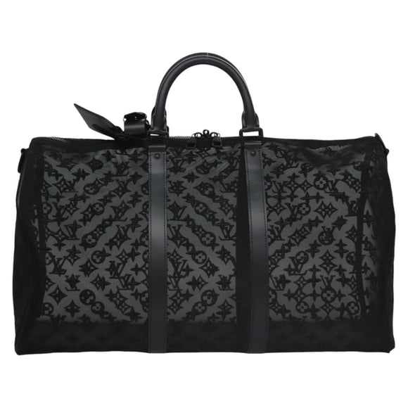 LOUIS VUITTON Monogram See Through Keepall Bandouliere 50 M53971 LV Auth my116SAM
