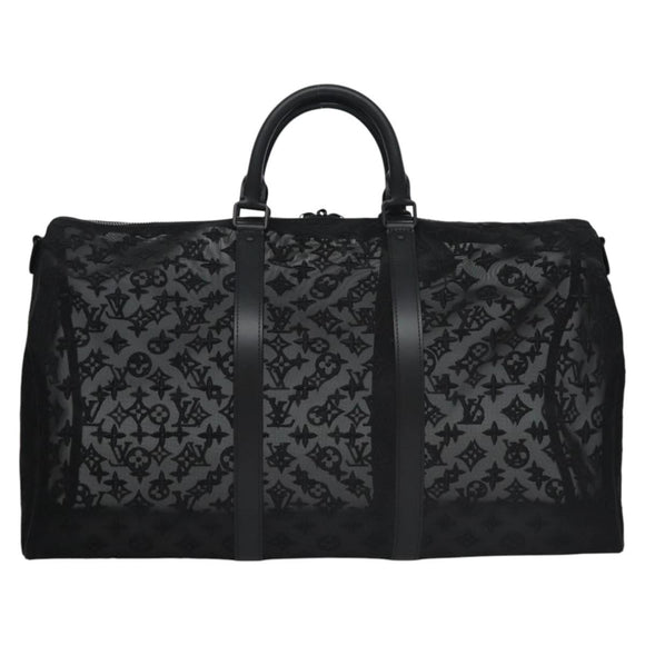LOUIS VUITTON Monogram See Through Keepall Bandouliere 50 M53971 LV Auth my116SAM