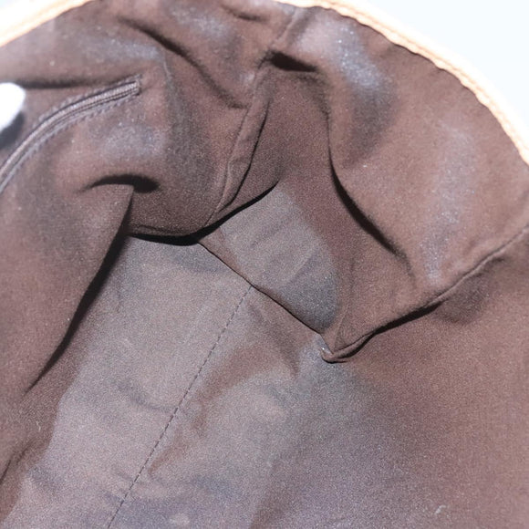 GUCCI GG Supreme Tote Bag PVC Outlet White Gold 264216 Auth MY141