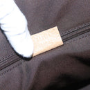 GUCCI GG Supreme Tote Bag PVC Outlet White Gold 264216 Auth MY141-20