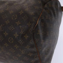 LOUIS VUITTON Monogram Keepall 55 Boston Bag M41424 LV Auth MY147-14