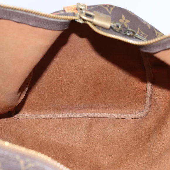 LOUIS VUITTON Monogram Keepall 55 Boston Bag M41424 LV Auth MY147