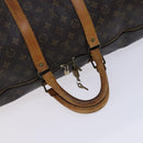 LOUIS VUITTON Monogram Keepall 55 Boston Bag M41424 LV Auth MY147-7