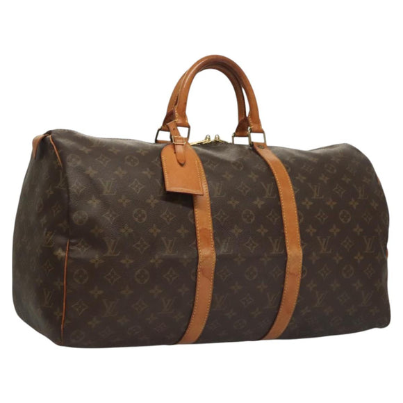 LOUIS VUITTON Monogram Keepall 45 Boston Bag M41428 LV Auth MY148