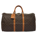 LOUIS VUITTON Monogram Keepall 45 Boston Bag M41428 LV Auth MY148-13