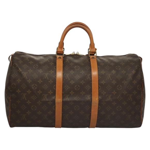 LOUIS VUITTON Monogram Keepall 45 Boston Bag M41428 LV Auth MY148