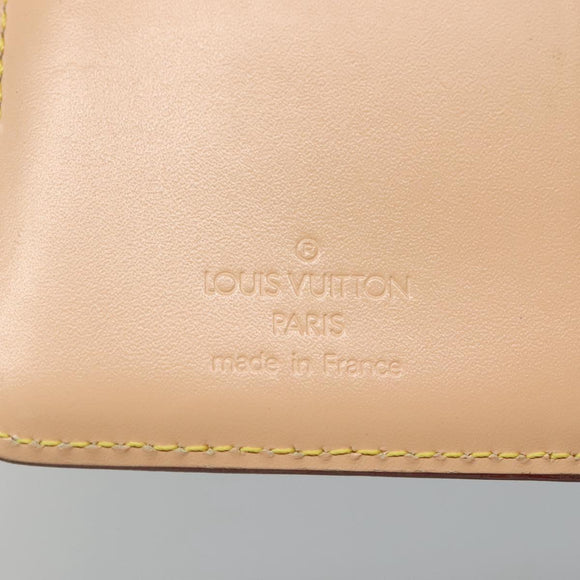 LOUIS VUITTON Multicolor Portefeuille Viennois Wallet White M92987 LV Auth MY154