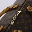 LOUIS VUITTON Monogram Keepall 60 Boston Bag M41422 LV Auth MY160-19