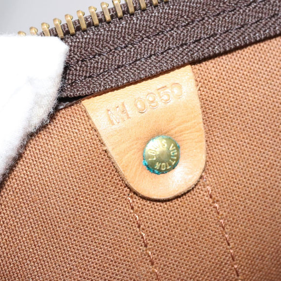 LOUIS VUITTON Monogram Keepall 60 Boston Bag M41422 LV Auth MY160