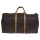 LOUIS VUITTON Monogram Keepall 60 Boston Bag M41422 LV Auth MY160-2