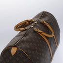 LOUIS VUITTON Monogram Keepall 60 Boston Bag M41422 LV Auth MY160-6
