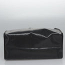 FENDI Tote Bag Coated Canvas 2way Black Silver Auth MY167V-6