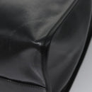 FENDI Tote Bag Coated Canvas 2way Black Silver Auth MY167V-16