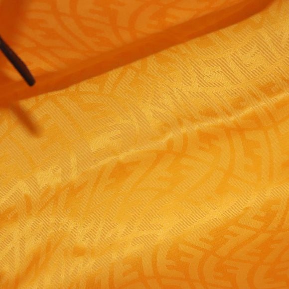 FENDI Tote Bag Coated Canvas 2way Black Silver Auth MY167V