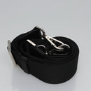 FENDI Tote Bag Coated Canvas 2way Black Silver Auth MY167V-22