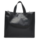FENDI Tote Bag Coated Canvas 2way Black Silver Auth MY167V-2