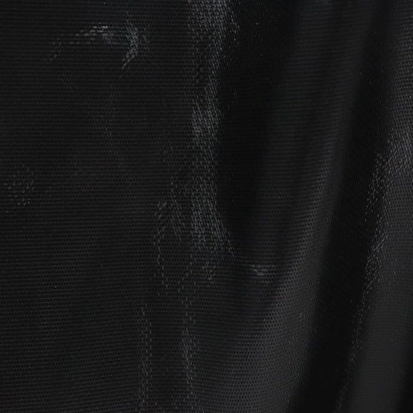 FENDI Tote Bag Coated Canvas 2way Black Silver Auth MY167V