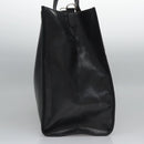 FENDI Tote Bag Coated Canvas 2way Black Silver Auth MY167V-5