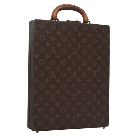LOUIS VUITTON Monogram Attache case Hand Bag LV Auth MY174A