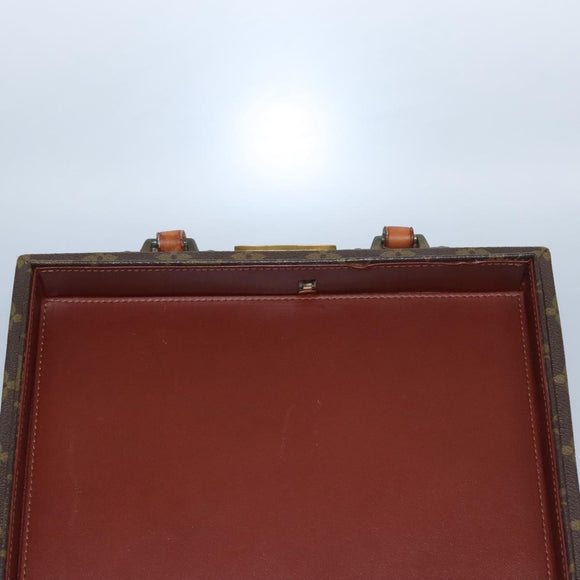 LOUIS VUITTON Monogram Attache case Hand Bag LV Auth MY174A