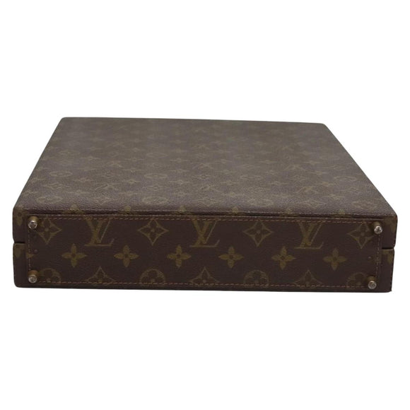 LOUIS VUITTON Monogram Attache case Hand Bag LV Auth MY174A